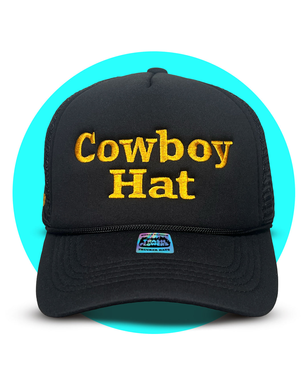 Goth Country Cowboy Hat Trucker Hat