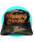 Weekend Hooker Camo Embroidered Trucker Hat