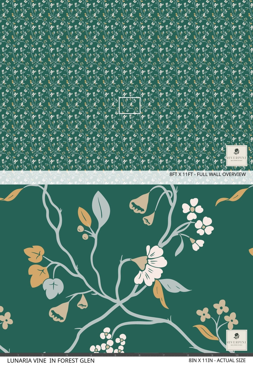 Lunaria Vine Wallpaper in Forest Glen