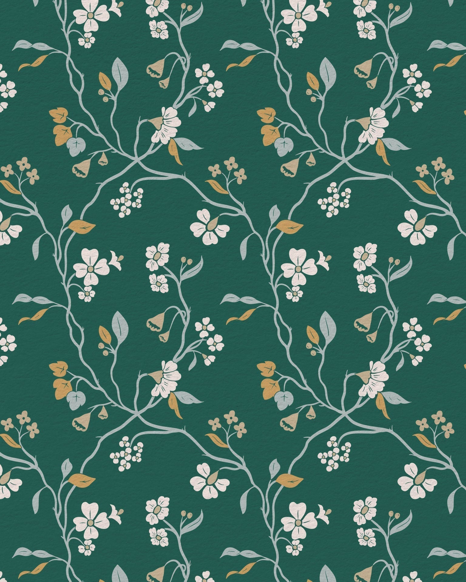 Lunaria Vine Wallpaper in Forest Glen