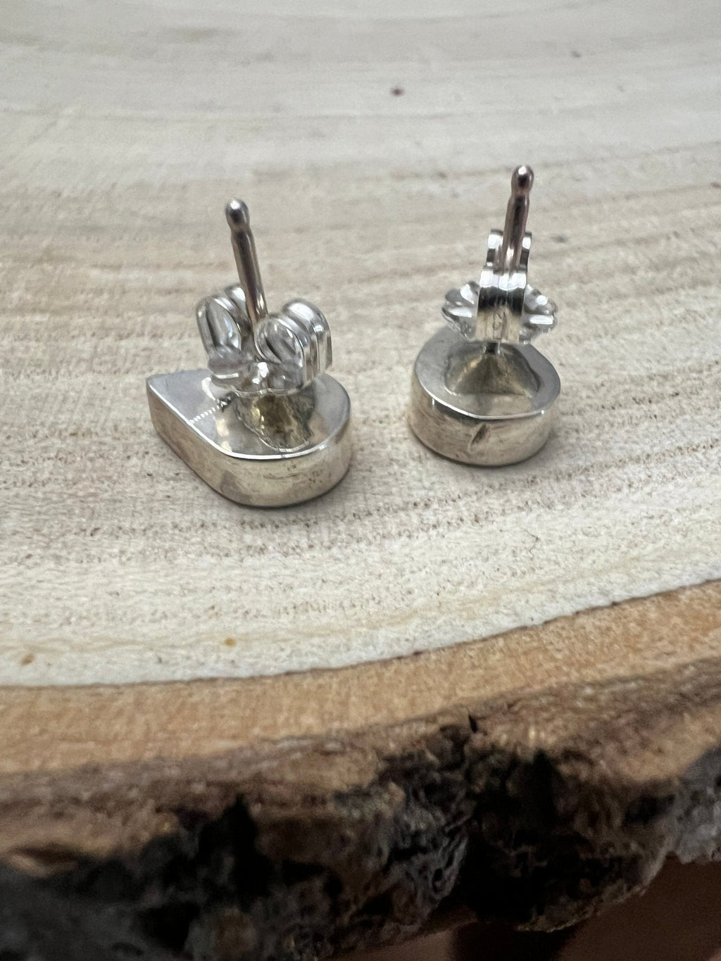 Lynette Johnson Inlay Turquoise and Sterling Silver Post Earrings