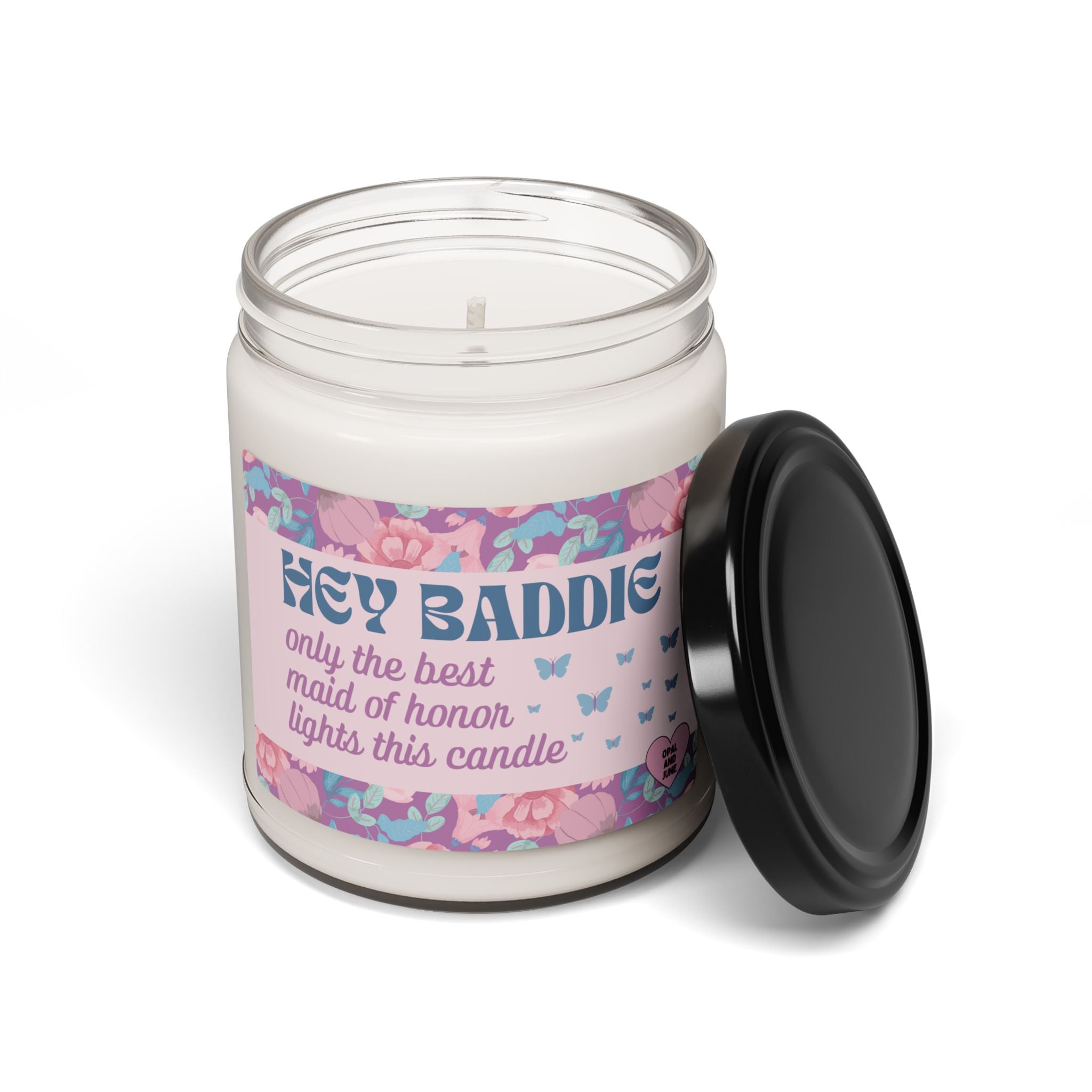 Maid of Honor Proposal Candle