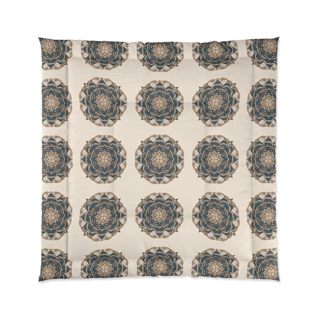 Vibrant Mandal Pattern Polyester Comforter - DipaliZ