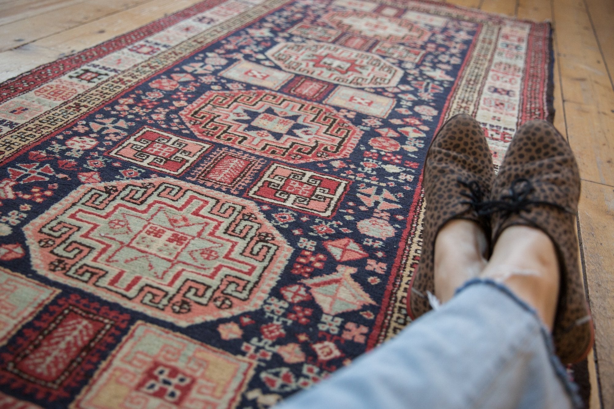 3.5x10 Vintage Ardebil Rug Runner