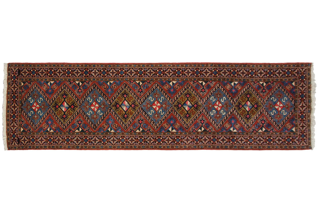 3x11.5 Vintage Ardebil Rug Runner