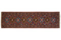 3x11.5 Vintage Ardebil Rug Runner