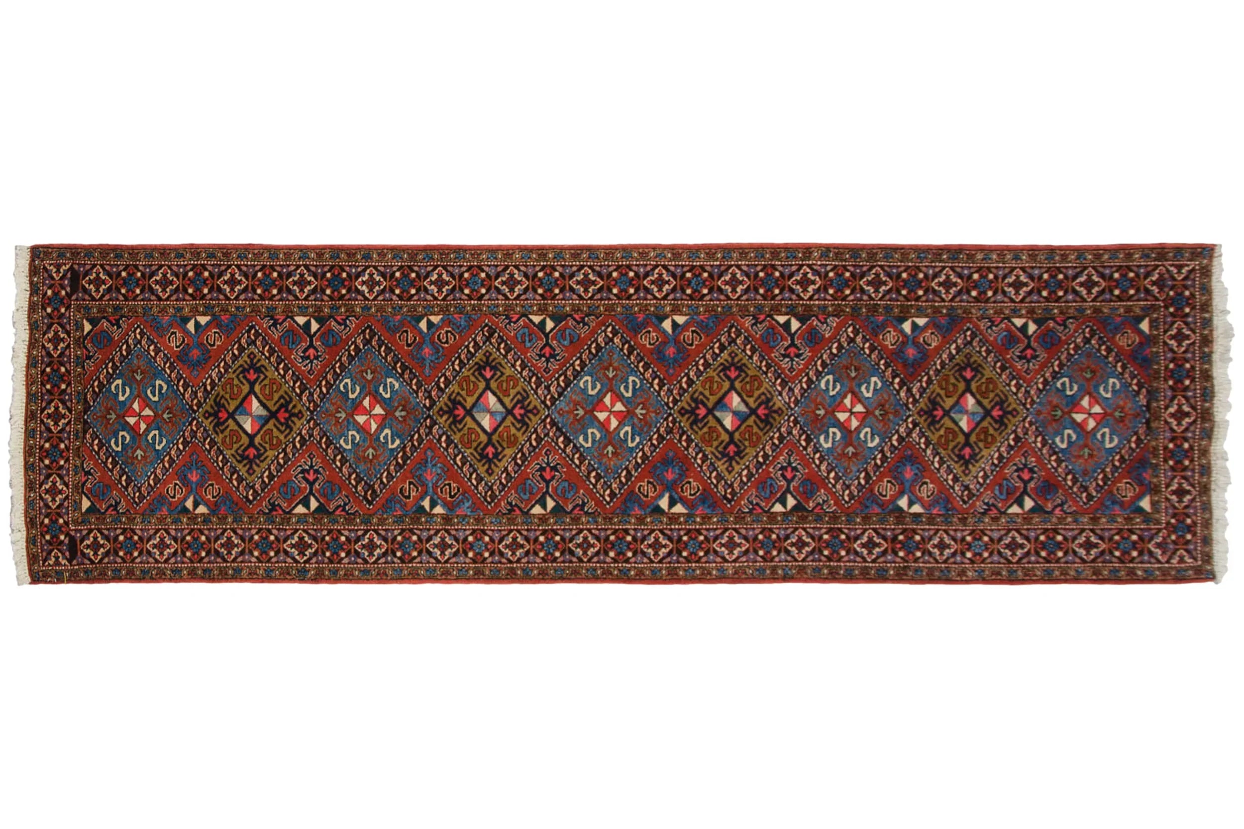 3x11.5 Vintage Ardebil Rug Runner