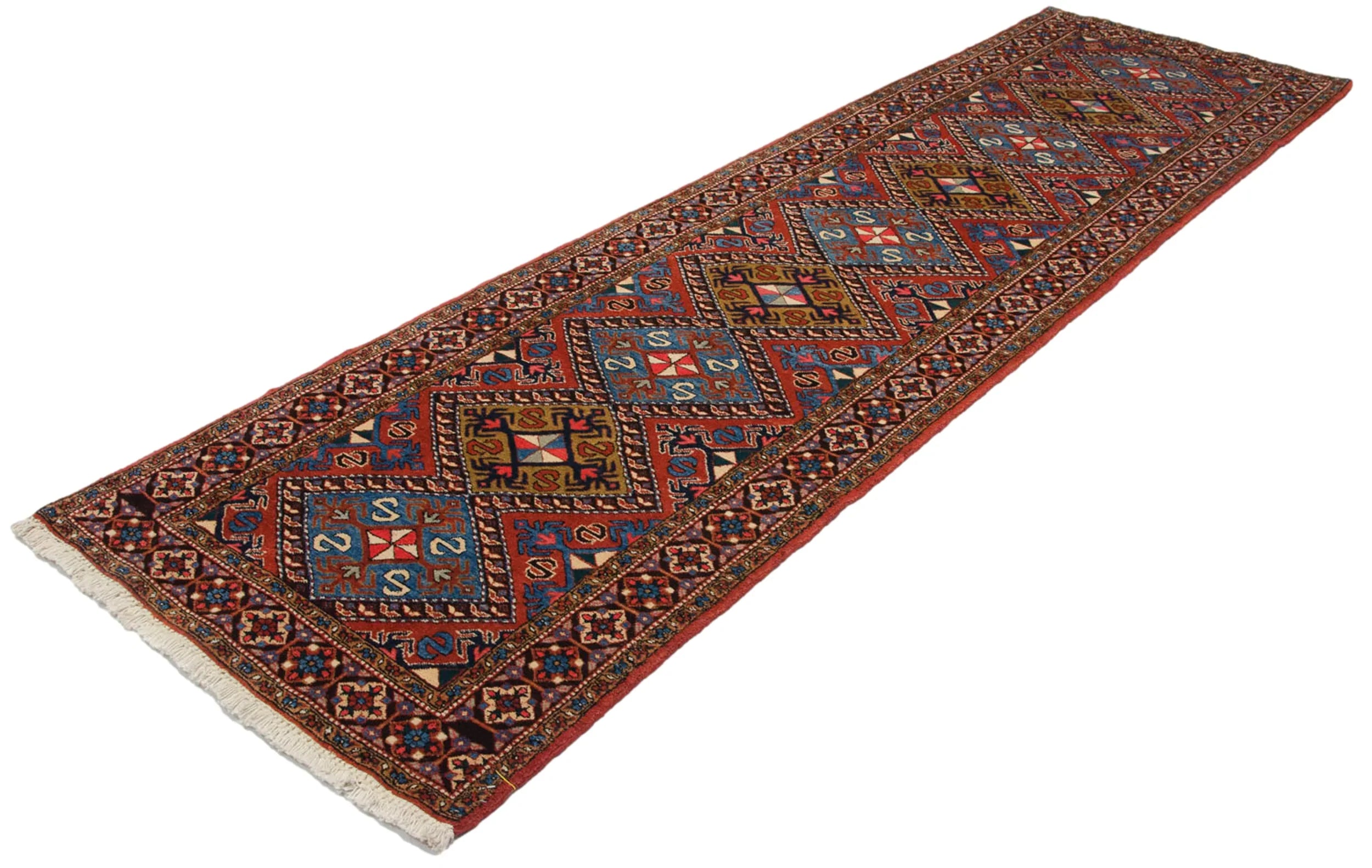 3x11.5 Vintage Ardebil Rug Runner
