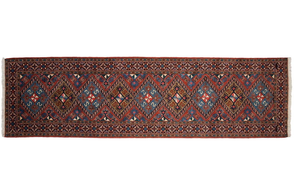 3x11.5 Vintage Ardebil Rug Runner