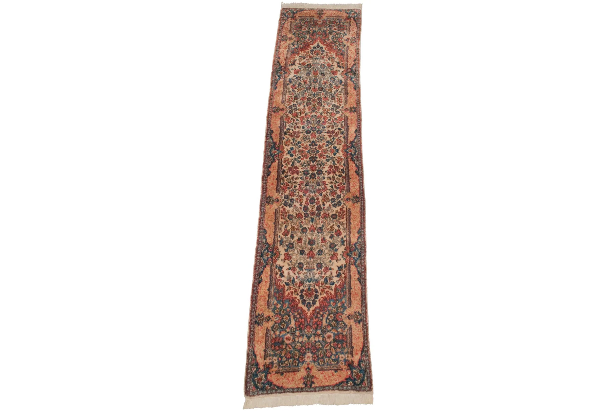 2.5x11 Vintage Kerman Rug Runner