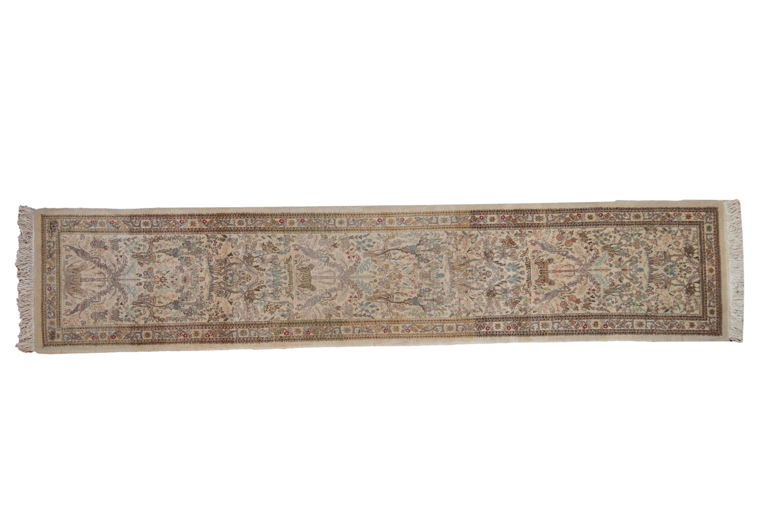 2.5x12 Vintage Tabriz Rug Runner