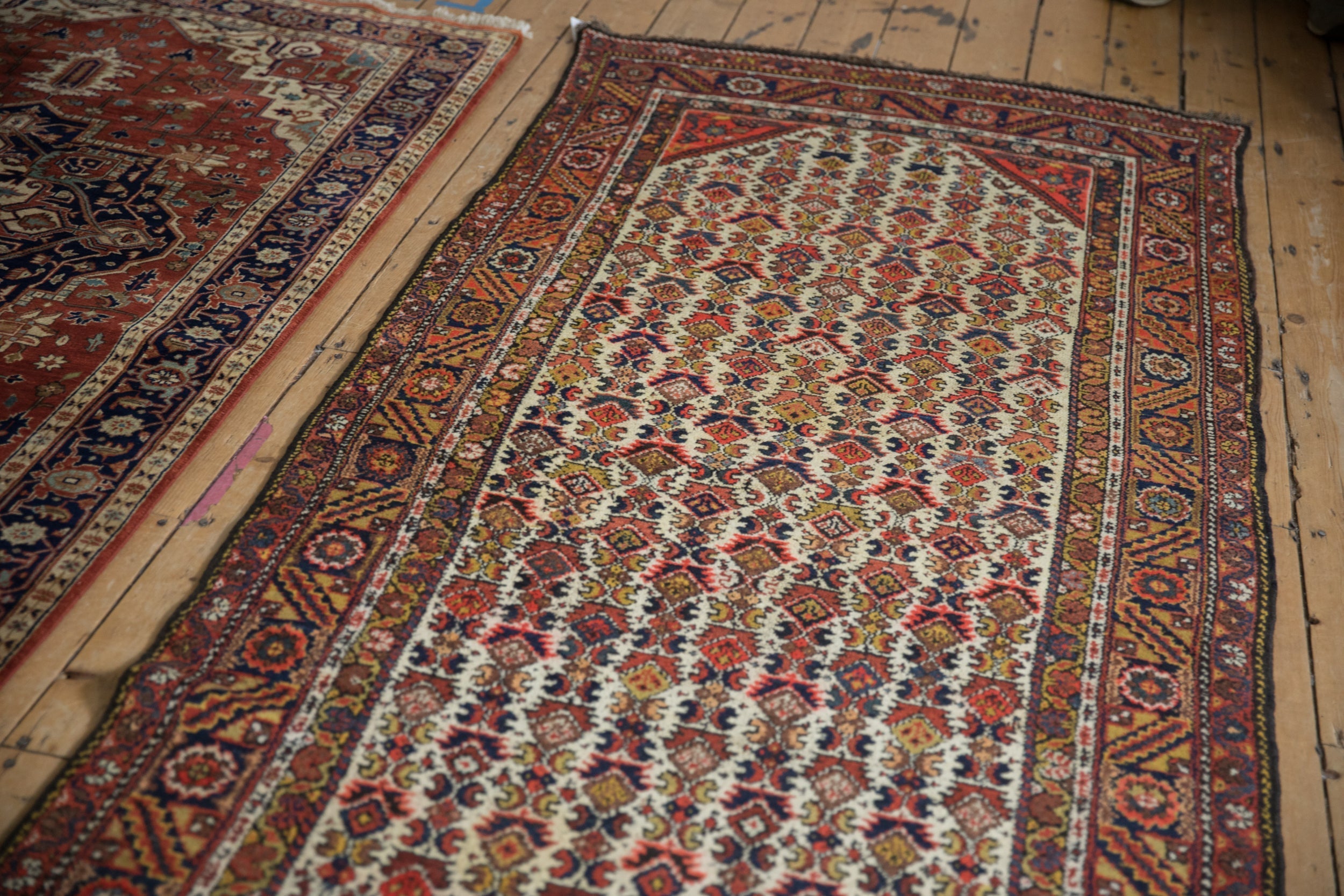 4x11.5 Vintage Hamadan Rug Runner