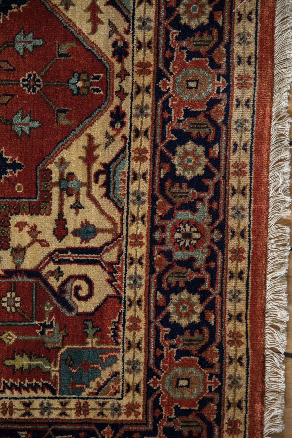4x12 Indian Heriz Design Rug Runner