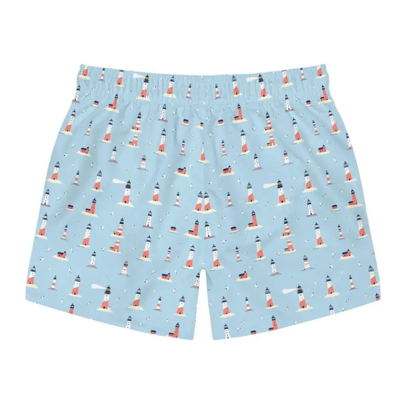 Ocean State Styles Coastline Mens Lighthouse Swim Trunks
