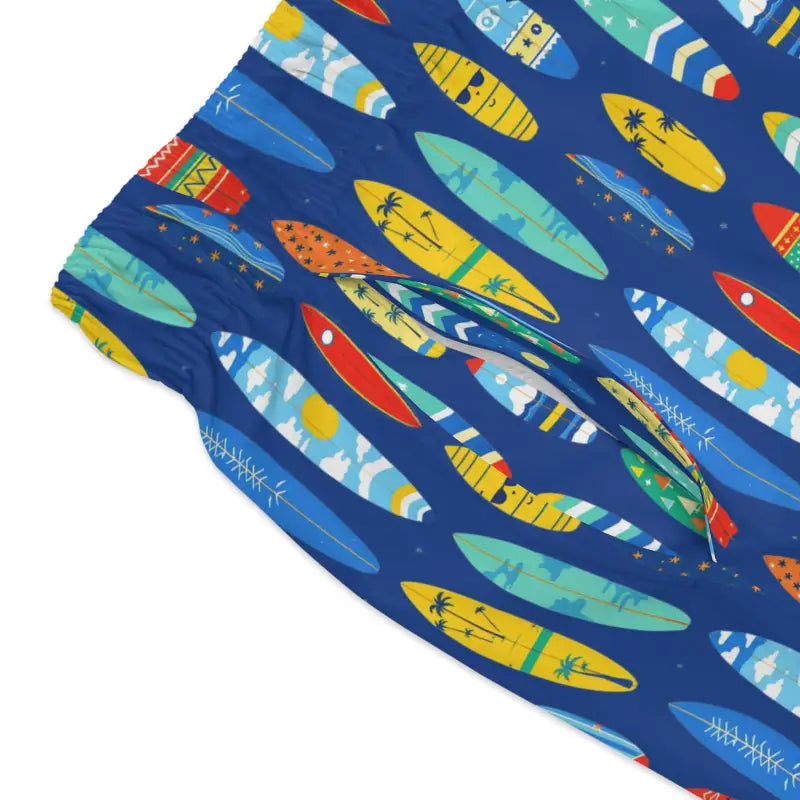 Ocean State Styles SeaWave Surfboard Print Swim Trunks