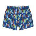 Ocean State Styles SeaWave Surfboard Print Swim Trunks