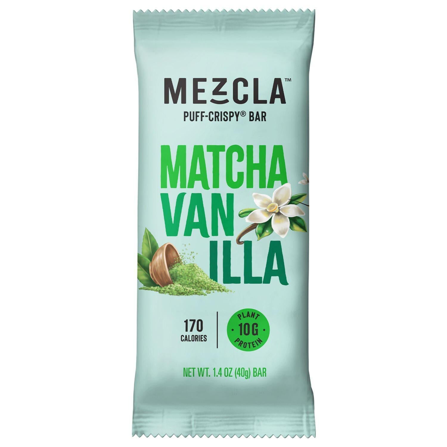 Mezcla - 'Matcha Vanilla' Plant-Based Protein Bar (40G)