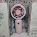 Mini Portable Fan USB Rechargeable Night Light