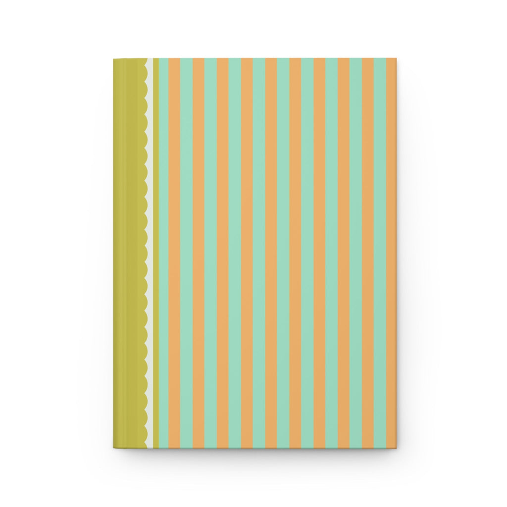 Mint and Orange Notebook