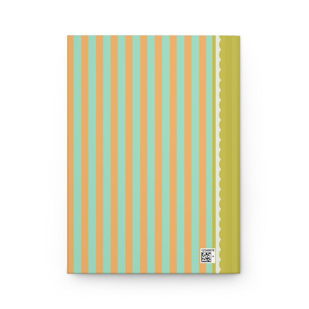 Mint and Orange Notebook