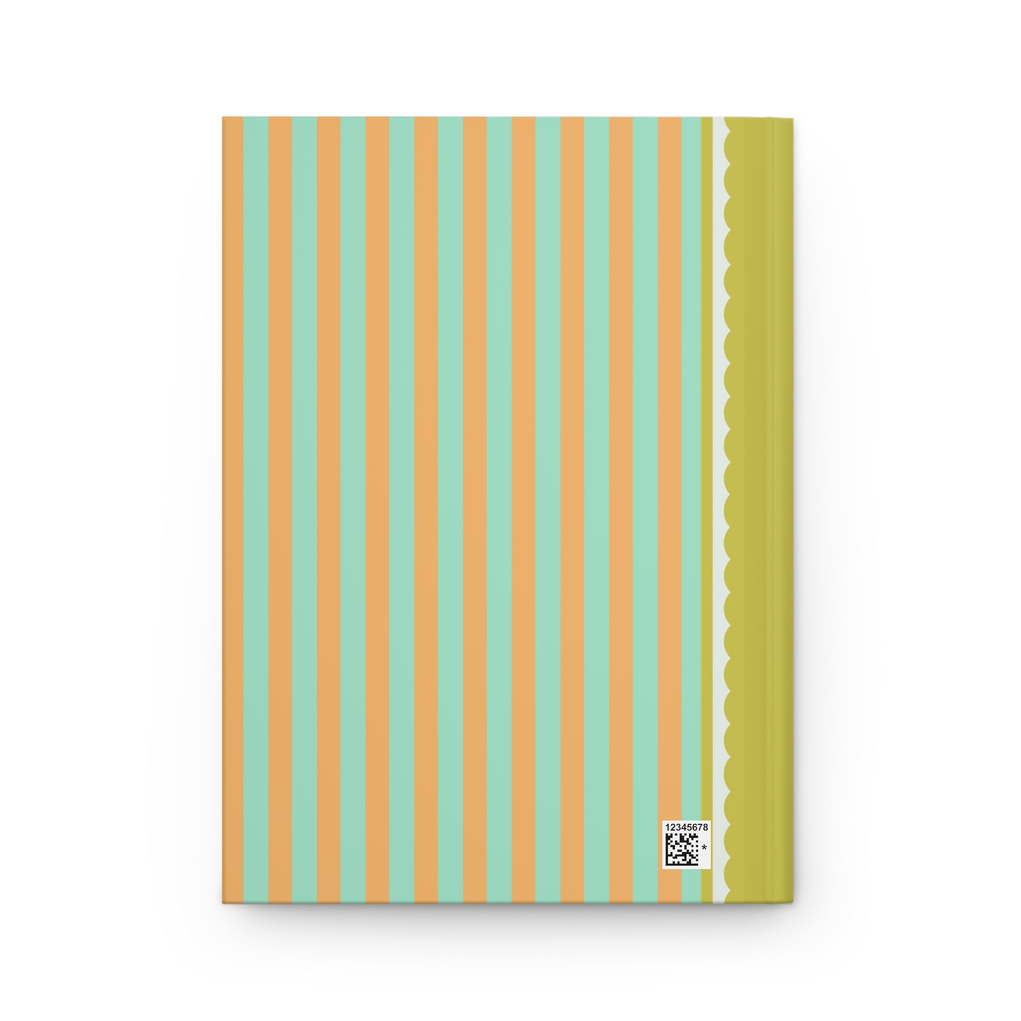 Mint and Orange Notebook