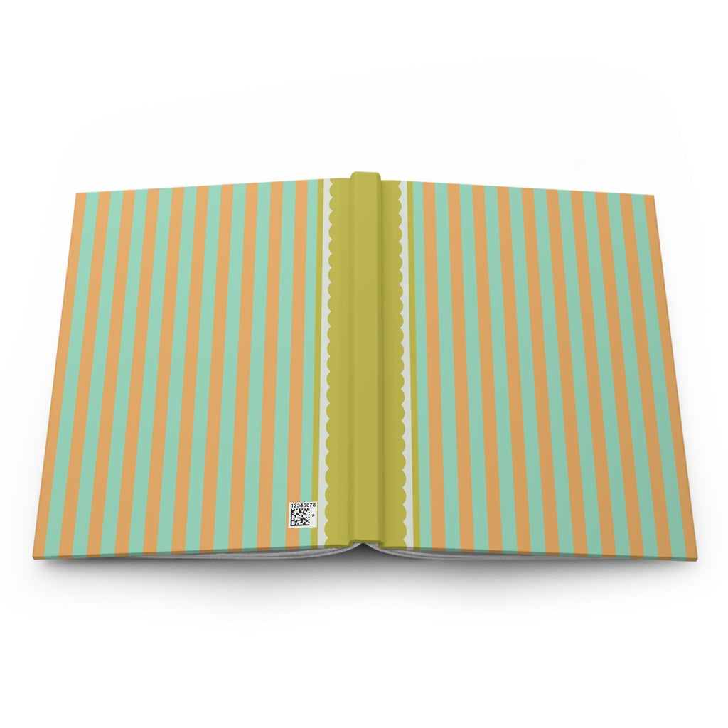 Mint and Orange Notebook