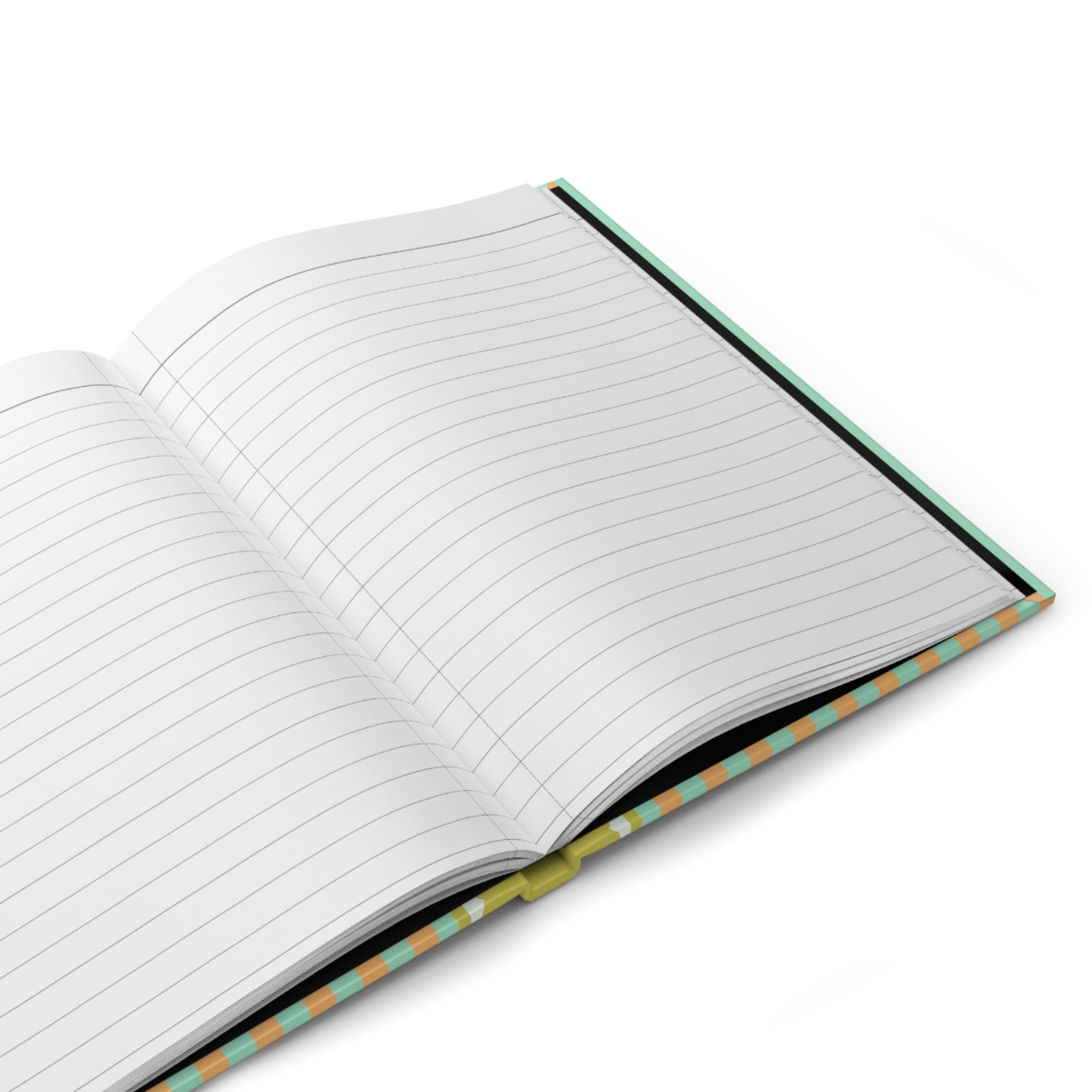 Mint and Orange Notebook