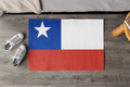 Flag Of Chile Outdoor Non-Slip Door Mat | Santiago | Puente Alto | Antofagasta | Gift for Chileans | 24"x36"