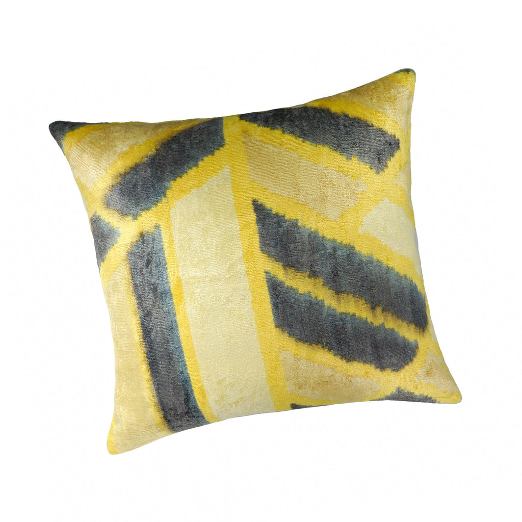 Mohawk Silk Velvet Ikat Throw Pillow Cover 20 X 20