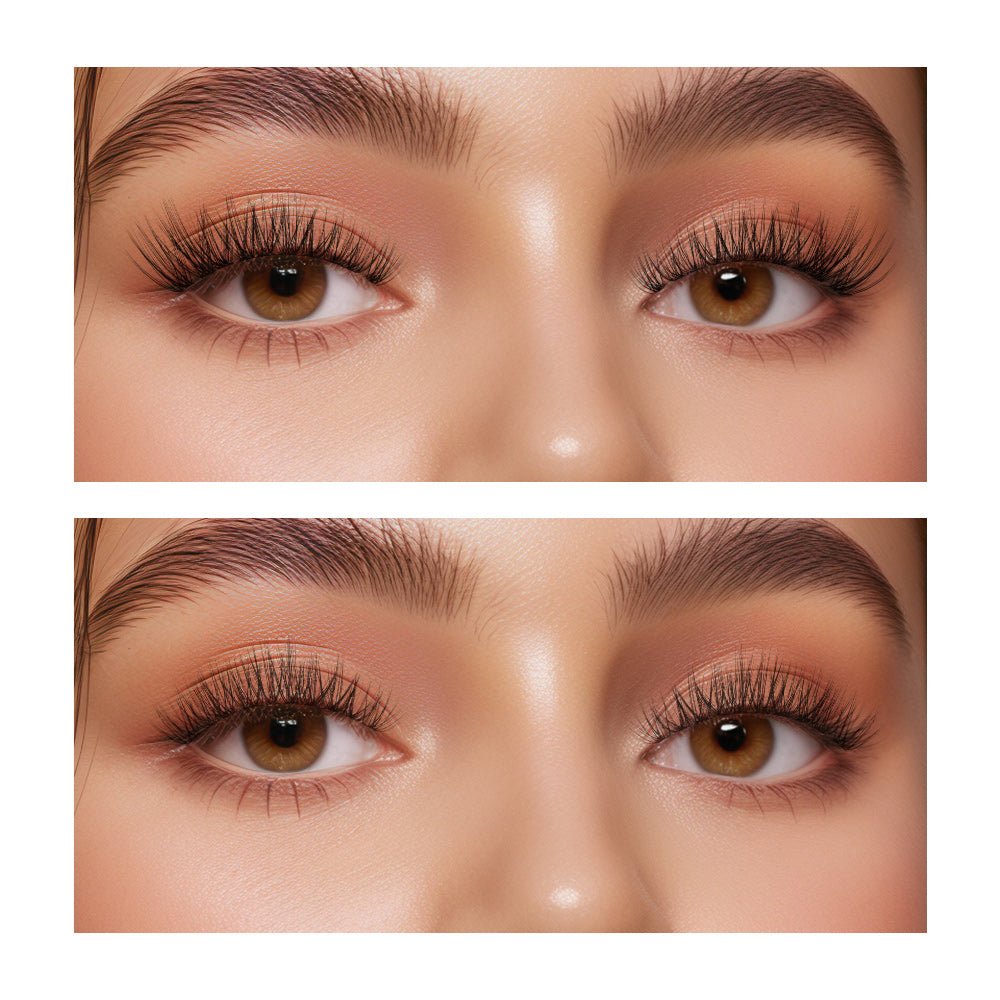 Ms. Panda Cluster Lashes – 10–16mm Mix Curl False Eyelash Set