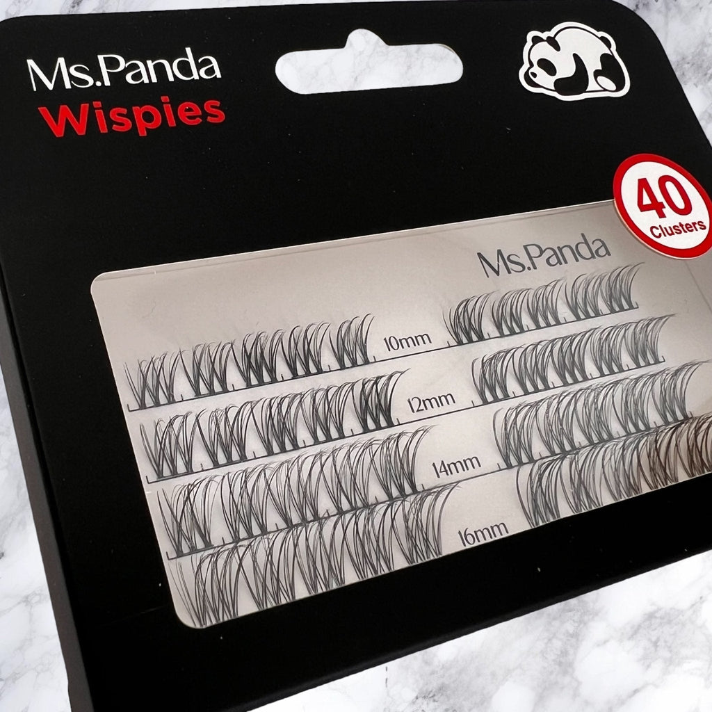Ms. Panda Wispies Lash Clusters – 40 Mix Curl Eyelash Set