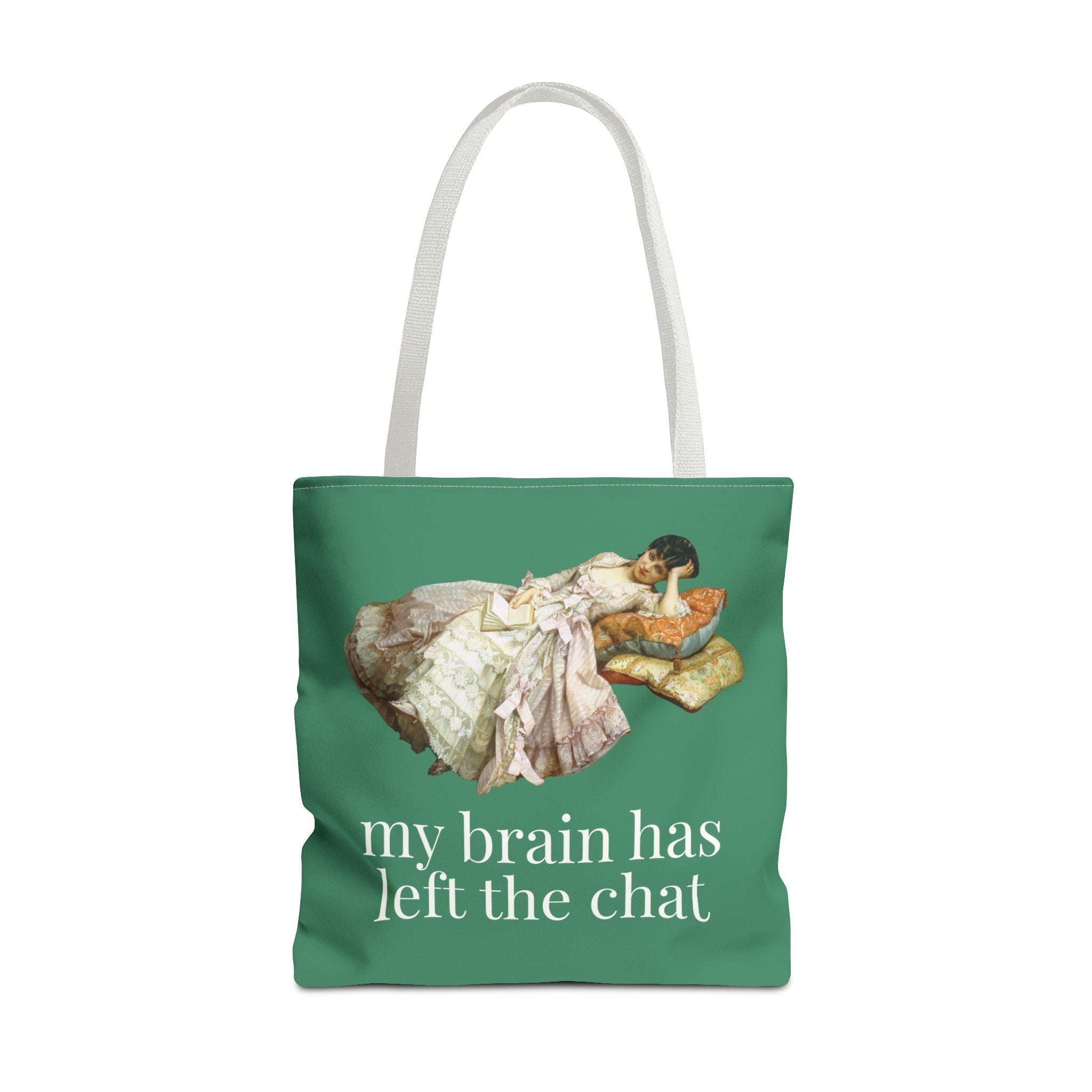 My Brain Has Left the Chart: Funny Art History Tote Bag