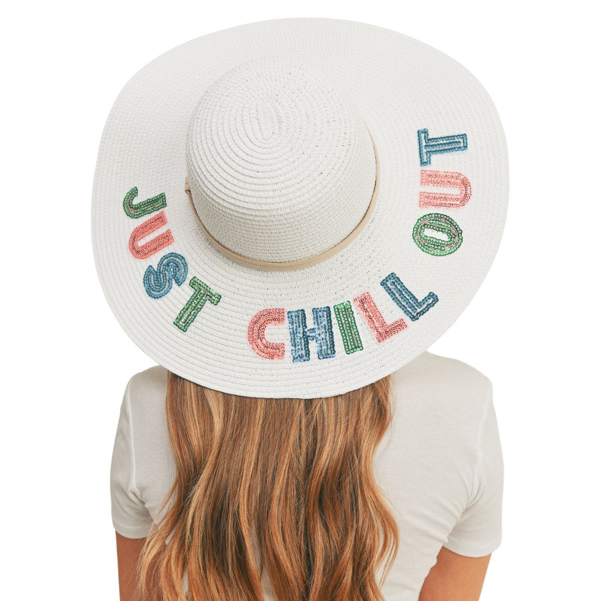 White Floppy Hat Casual Chic Stylish Accessory