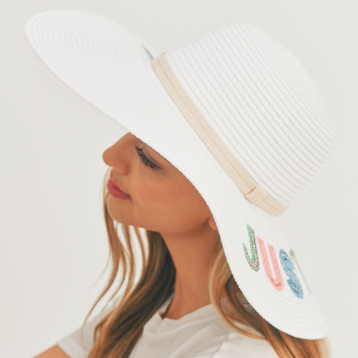 White Floppy Hat Casual Chic Stylish Accessory