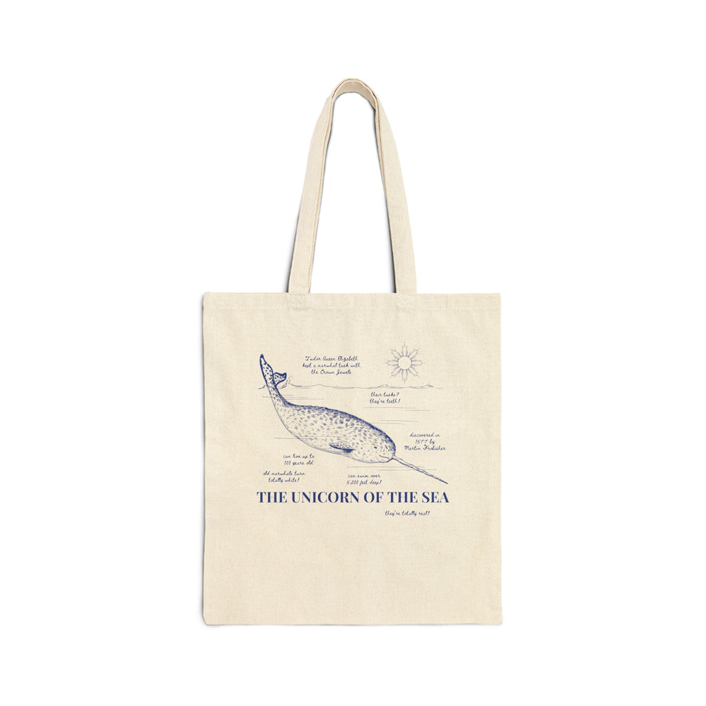 Narwhal Facts Tote Bag