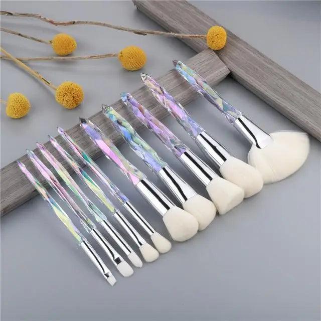Luxury Crystal Makeup Brushes