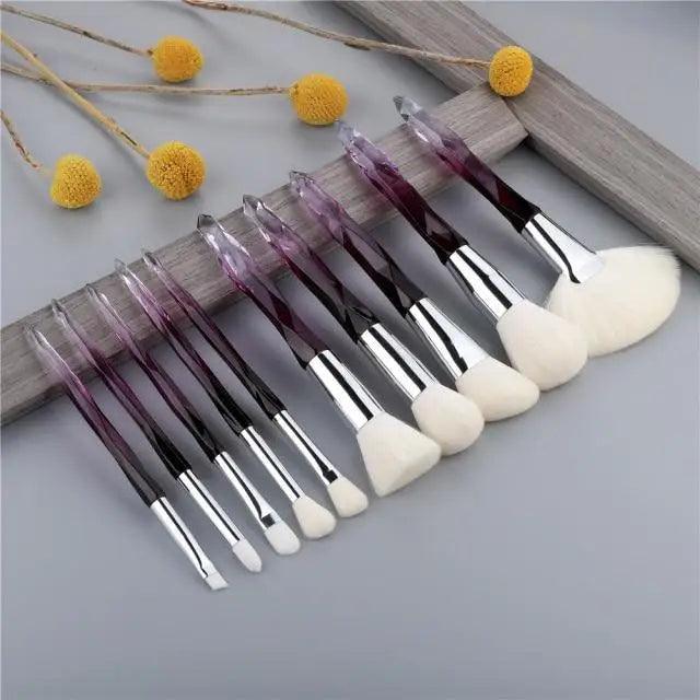 Luxury Crystal Makeup Brushes