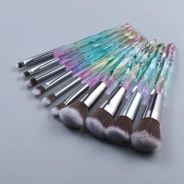 Luxury Crystal Makeup Brushes