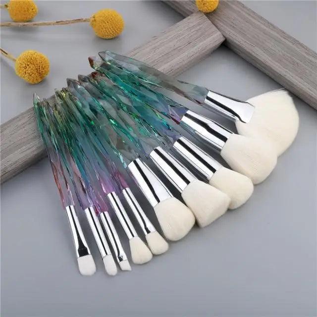 Luxury Crystal Makeup Brushes