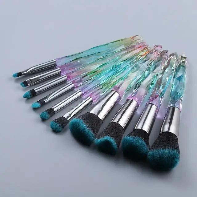 Luxury Crystal Makeup Brushes