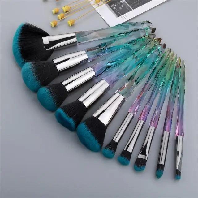 Luxury Crystal Makeup Brushes