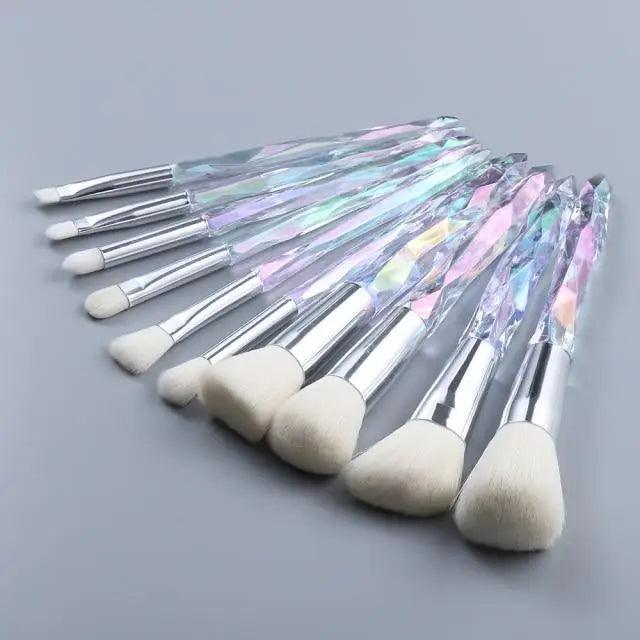 Luxury Crystal Makeup Brushes