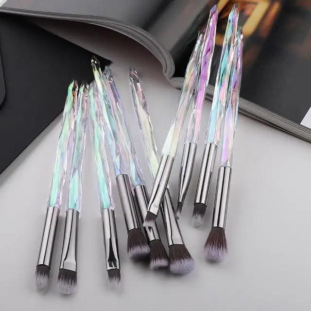 Luxury Crystal Makeup Brushes
