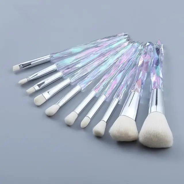Luxury Crystal Makeup Brushes