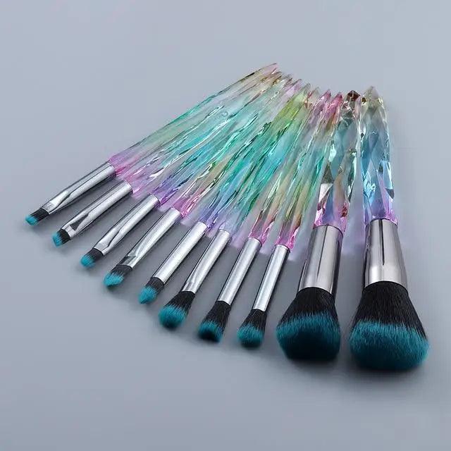 Luxury Crystal Makeup Brushes