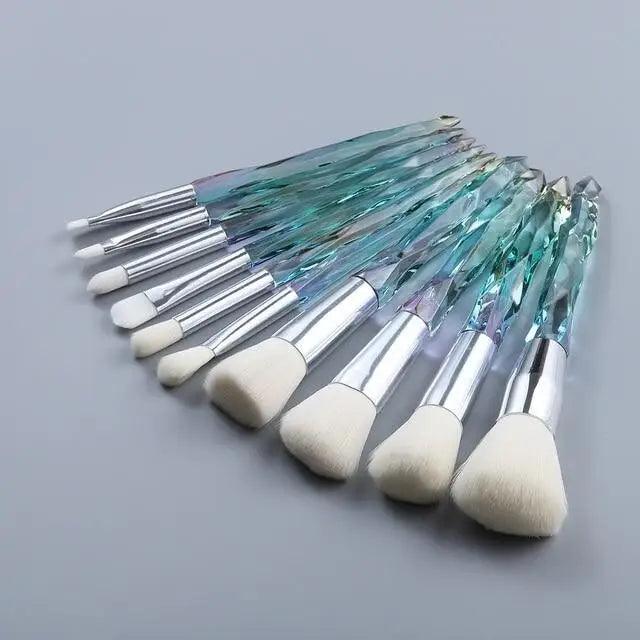 Luxury Crystal Makeup Brushes