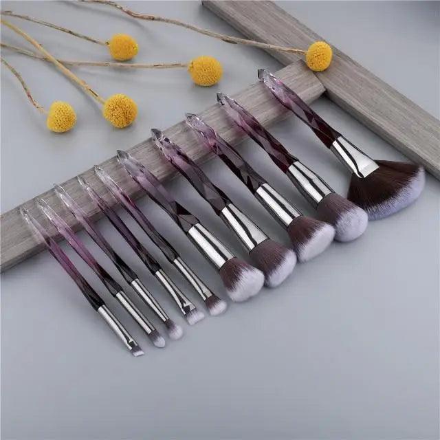 Luxury Crystal Makeup Brushes