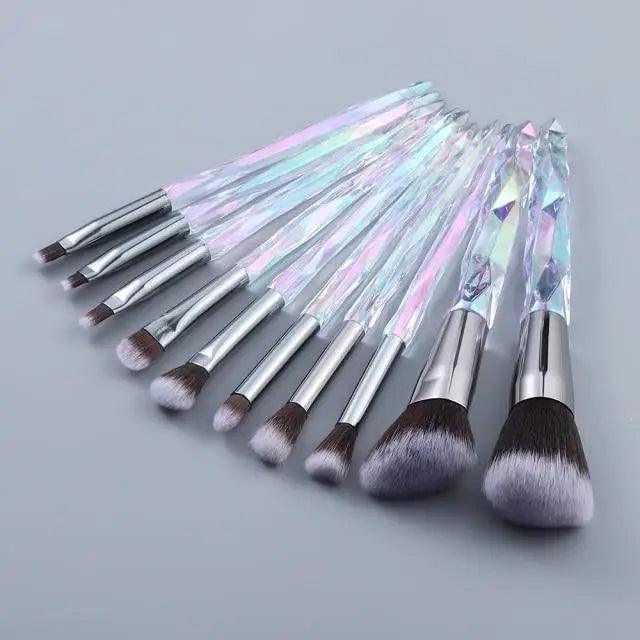 Luxury Crystal Makeup Brushes
