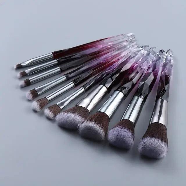 Luxury Crystal Makeup Brushes