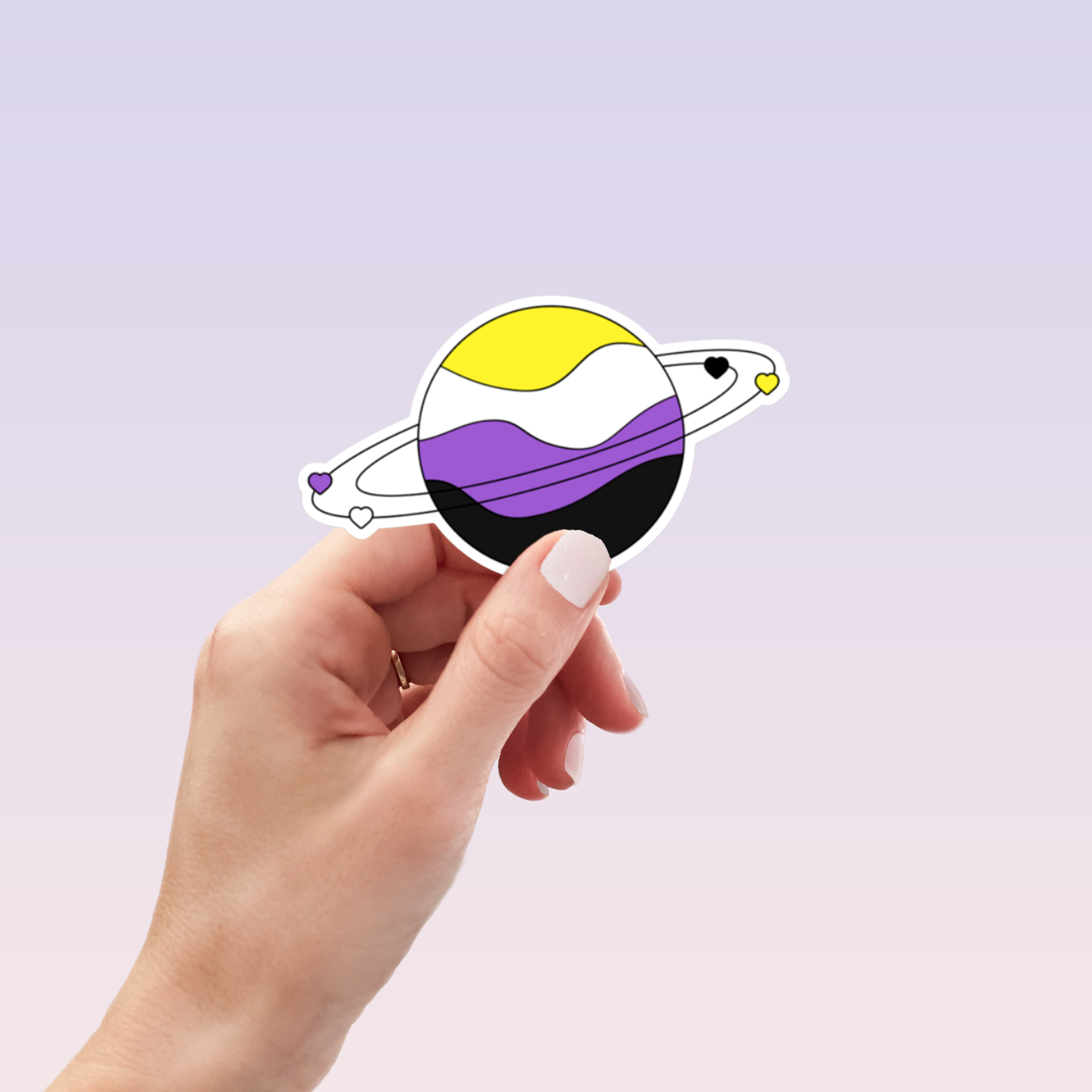 Pride Planets Stickers